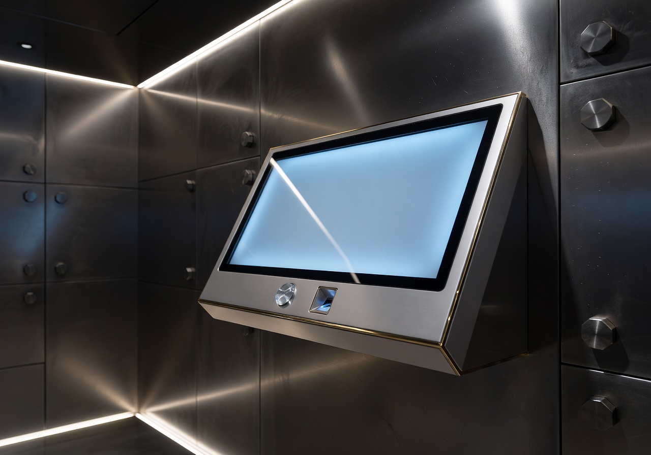 Luxury Diamond Vault Interface